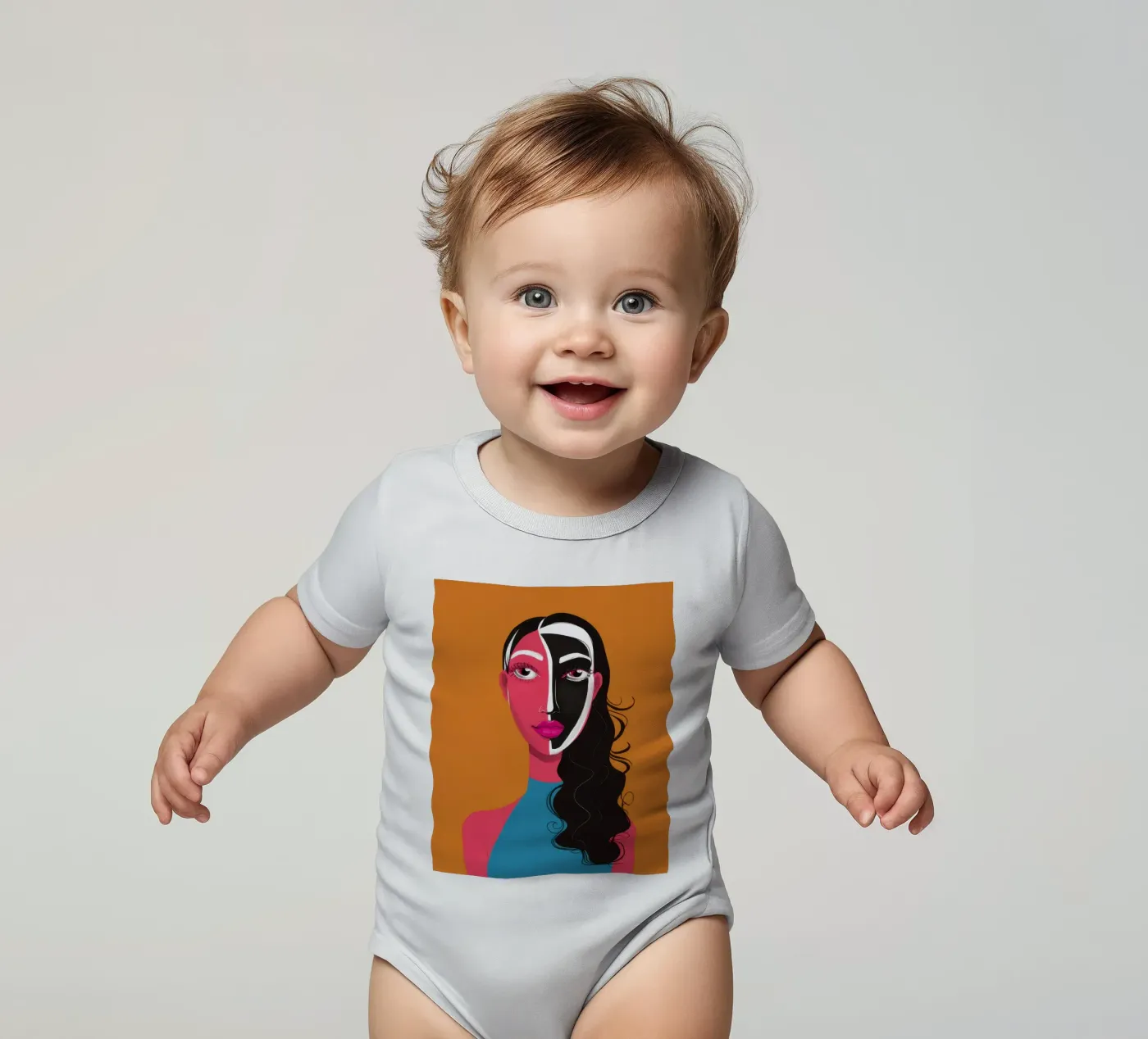 Bicolore Visage Split body bébé de Monuments Fire