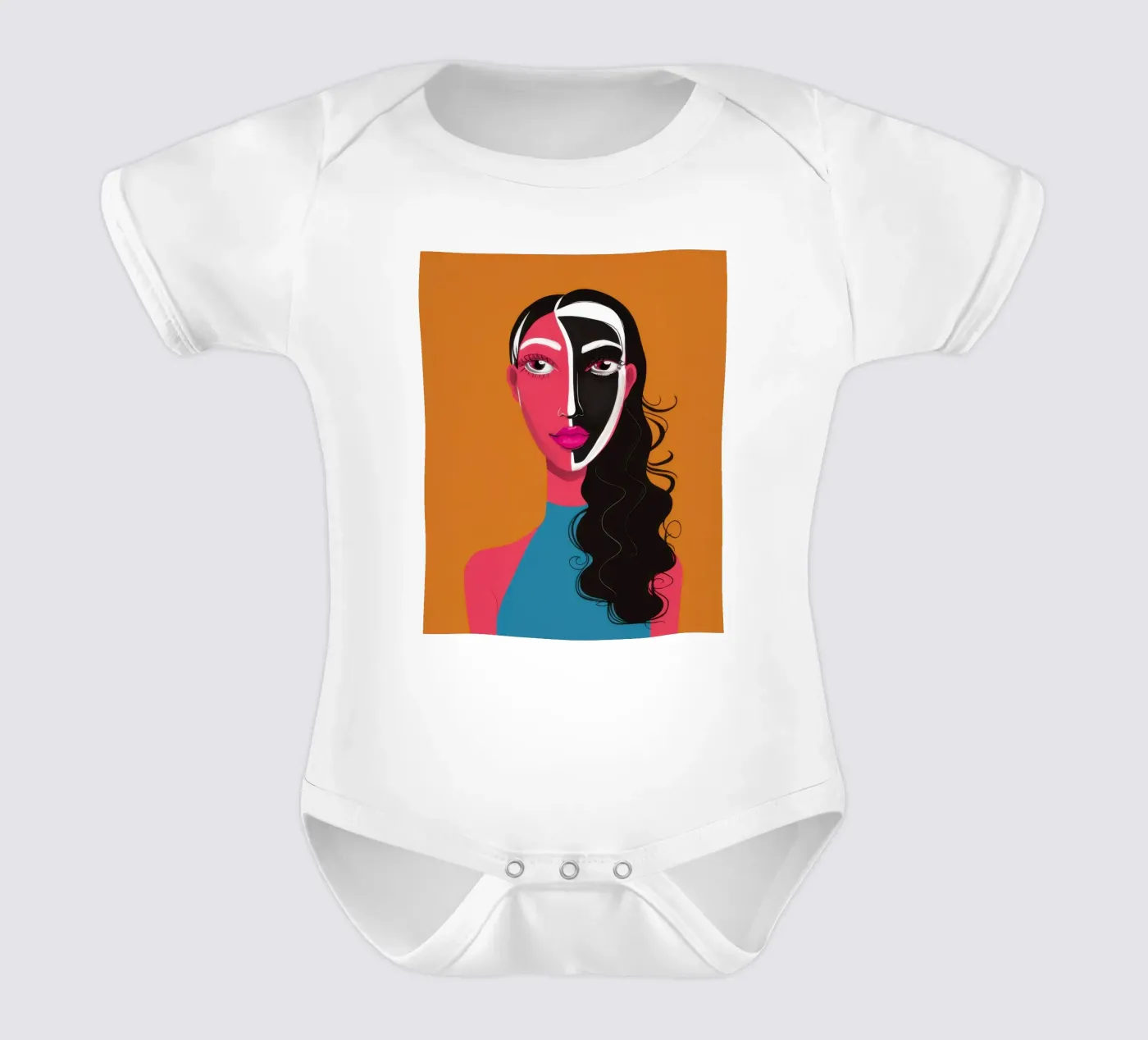 Bicolore Visage Split body bébé de Monuments Fire