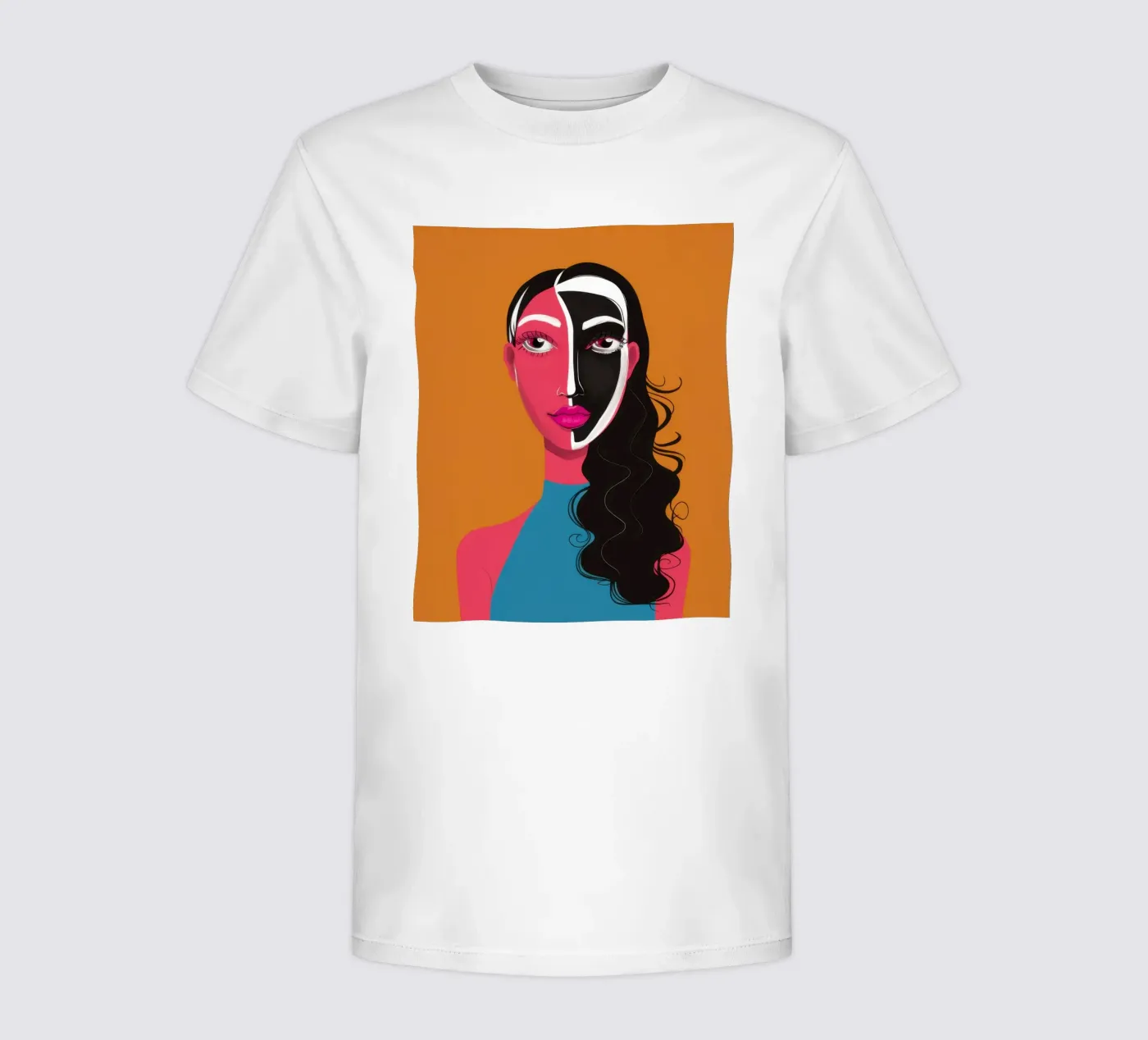 Visage Split bicolore t-shirt bambini da Monuments Fire