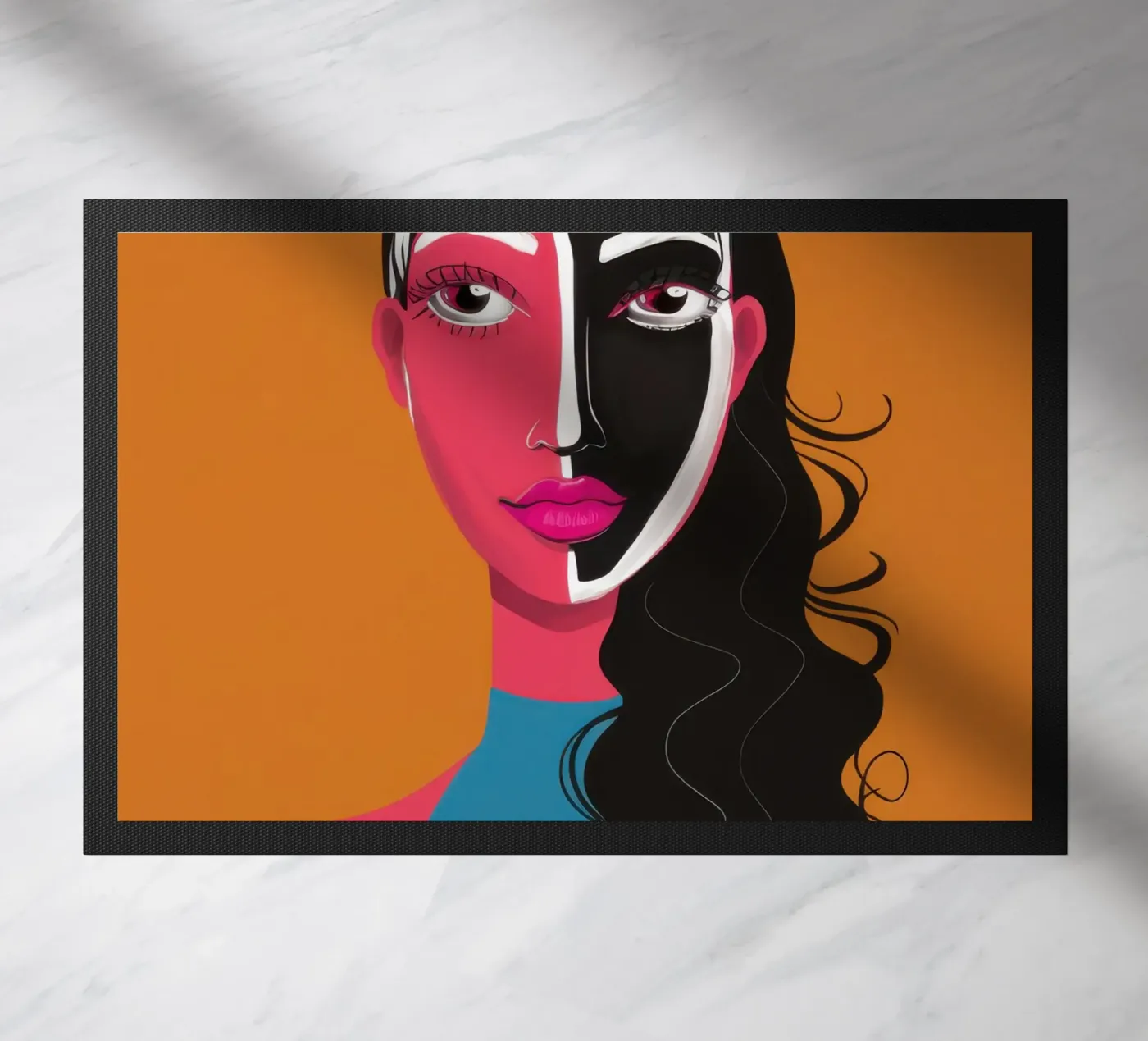 Bicolor Visage Split deurmat van Monuments Fire