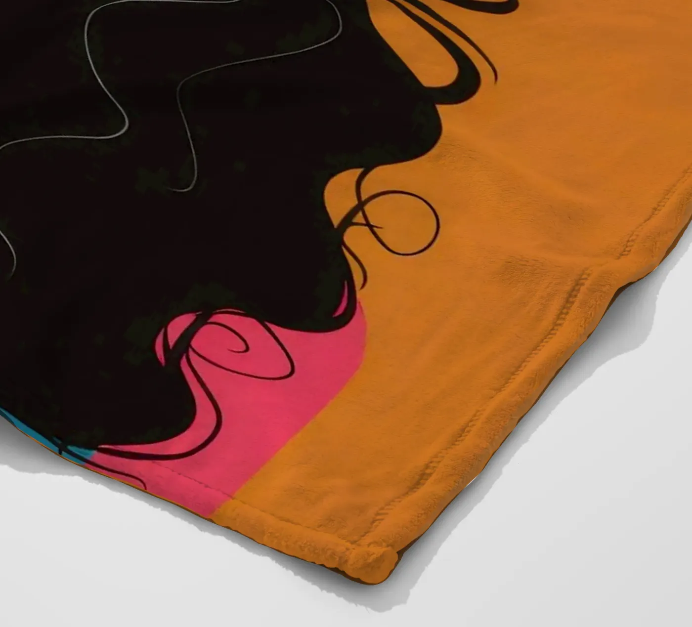 Visage Split bicolore coperta in pile da Monuments Fire