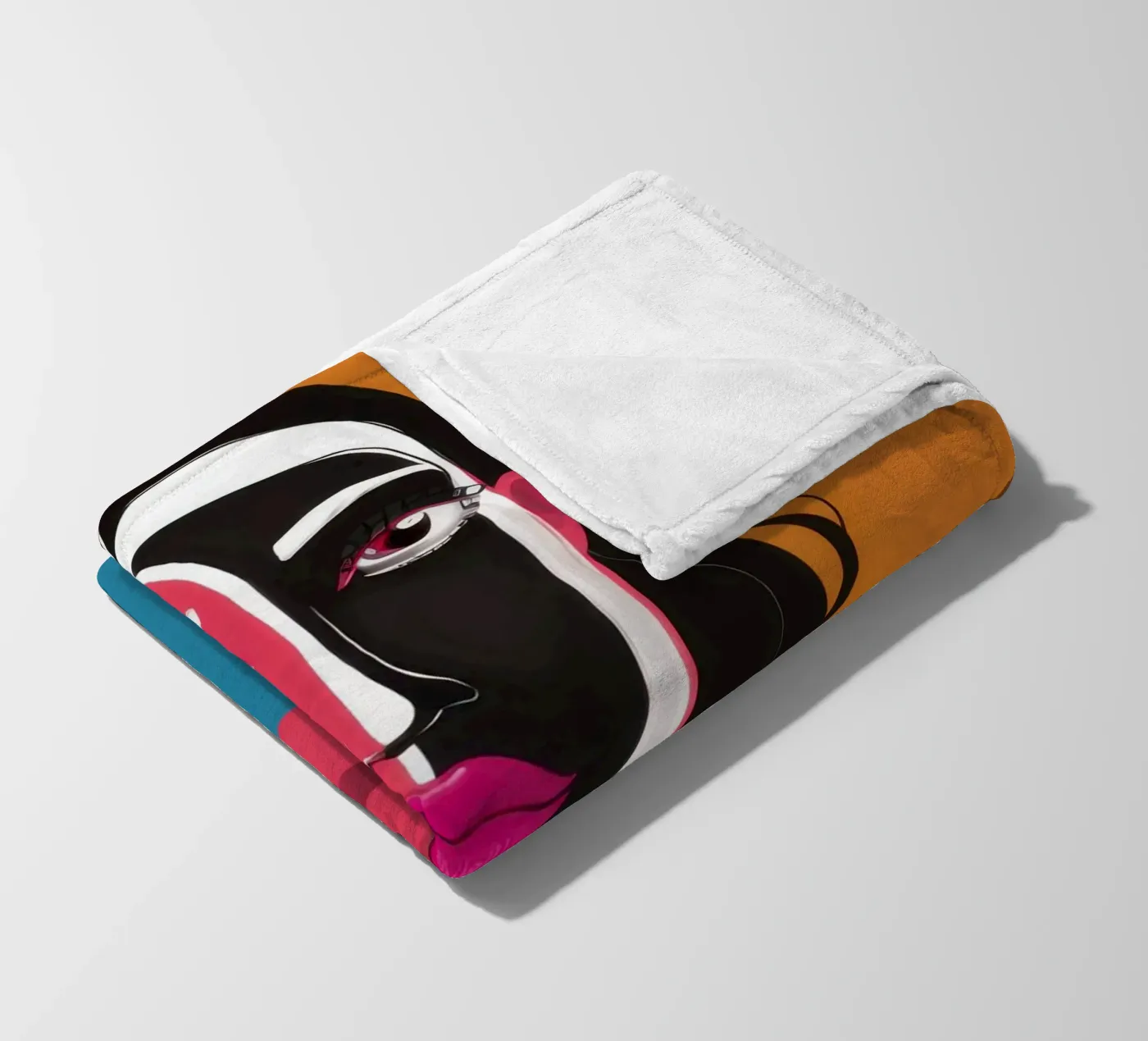 Visage Split bicolore coperta in pile da Monuments Fire
