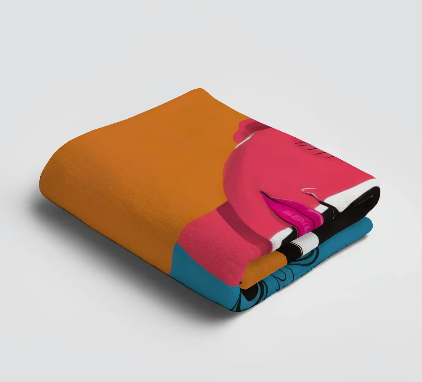 Bicolor Visage Split towel by Monuments Fire