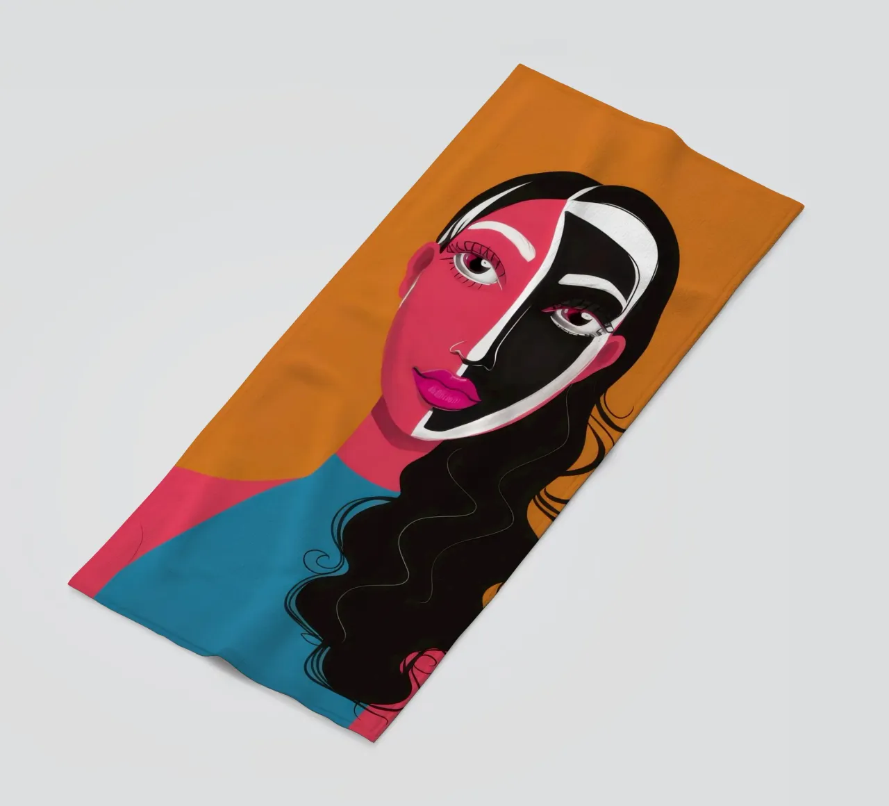 Visage Split bicolore telo mare da Monuments Fire