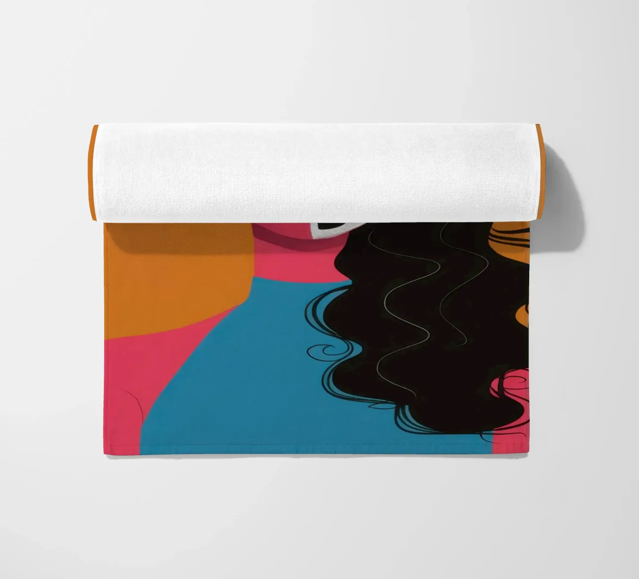 Visage Split bicolore telo mare da Monuments Fire