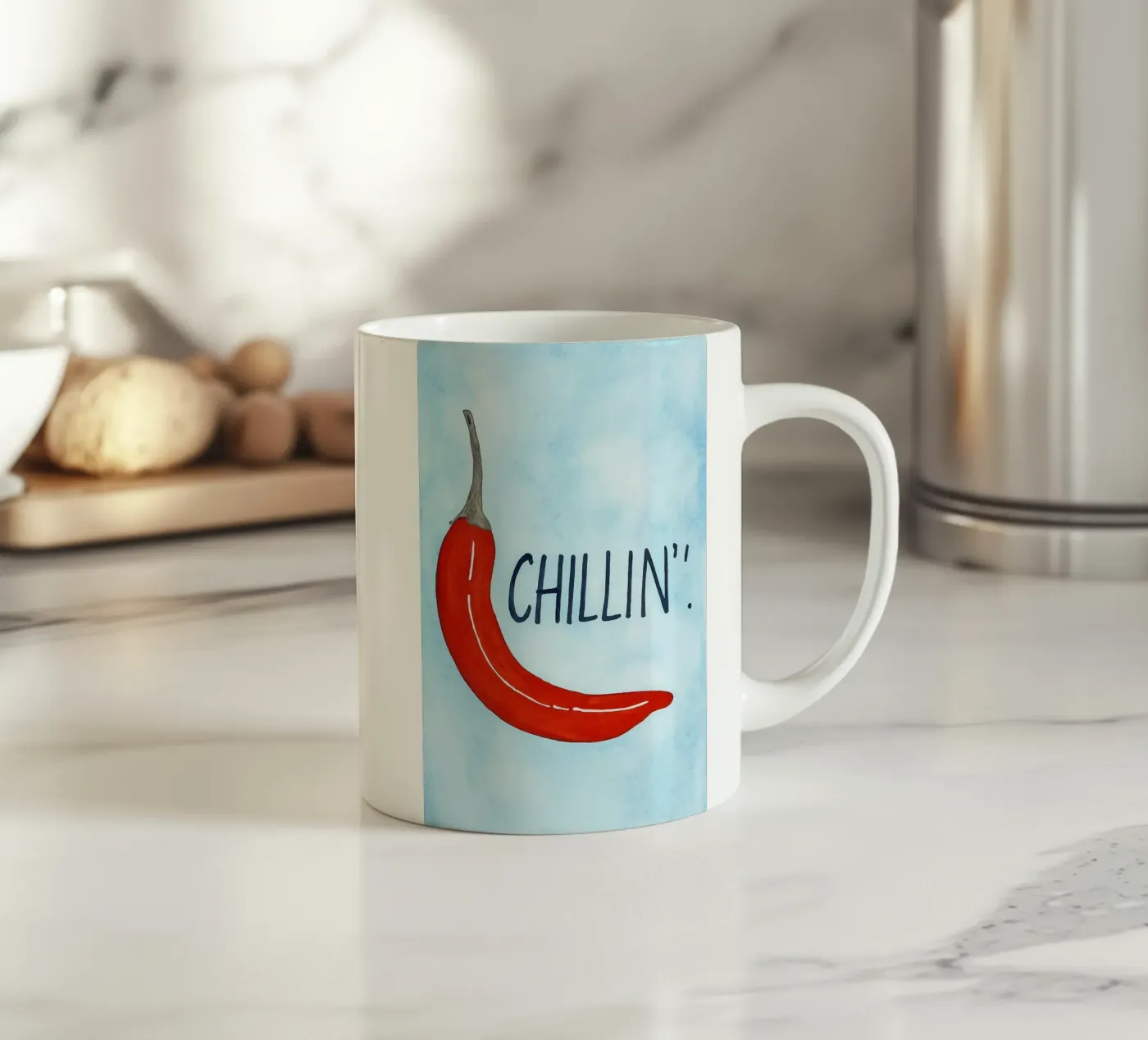 chillin ceramic mug by Britania