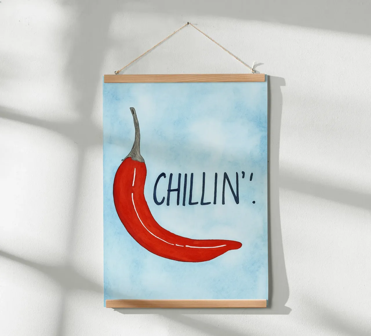 brivido poster con telaio in legno da Britania