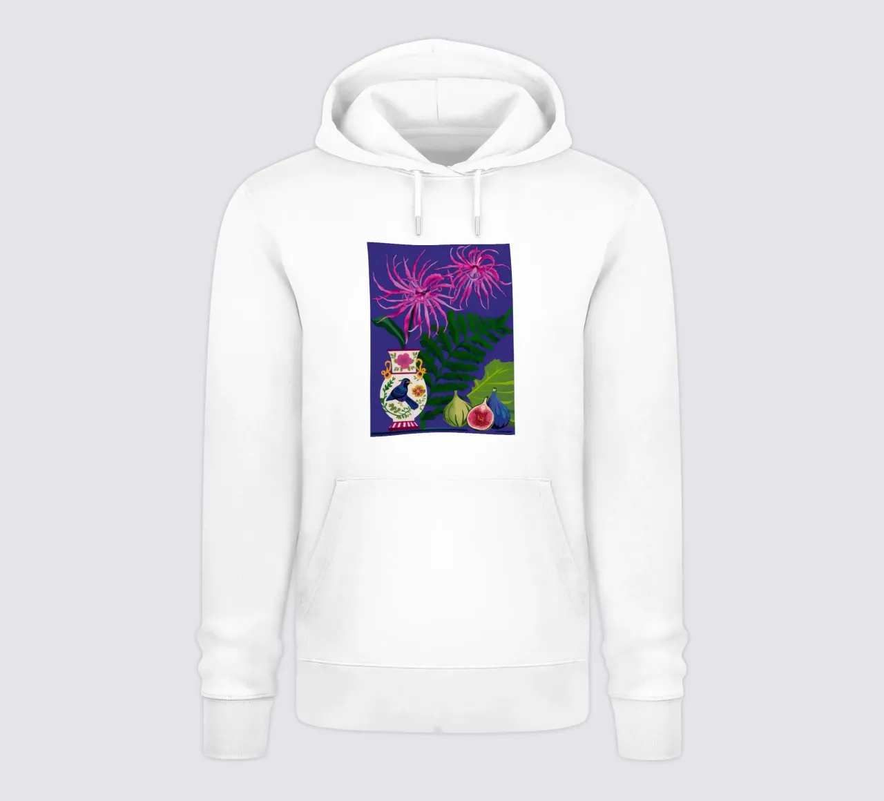 Armonia di felce fucsia felpa con cappuccio da Monuments Fire
