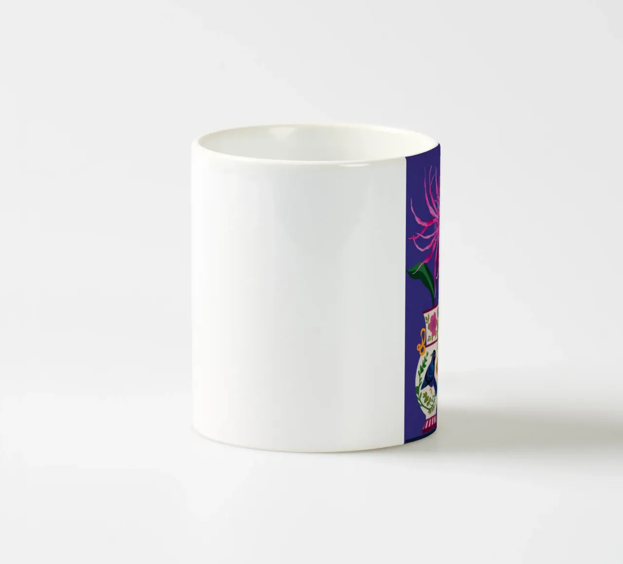 Armonia di felce fucsia tazza in ceramica da Monuments Fire