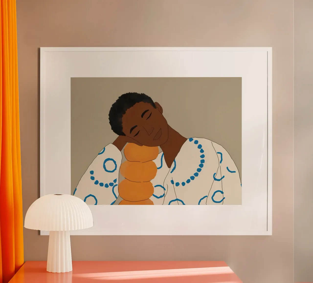 Serene Patterned Slumber hahnemühle by Mossy Pigment