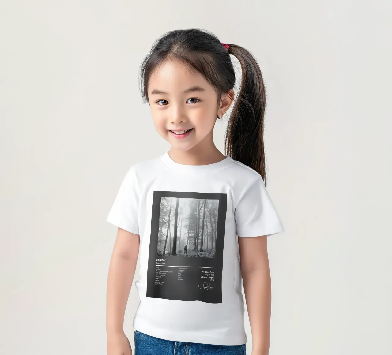 folklore By Taylor Swift t-shirt bambini da DGUnder