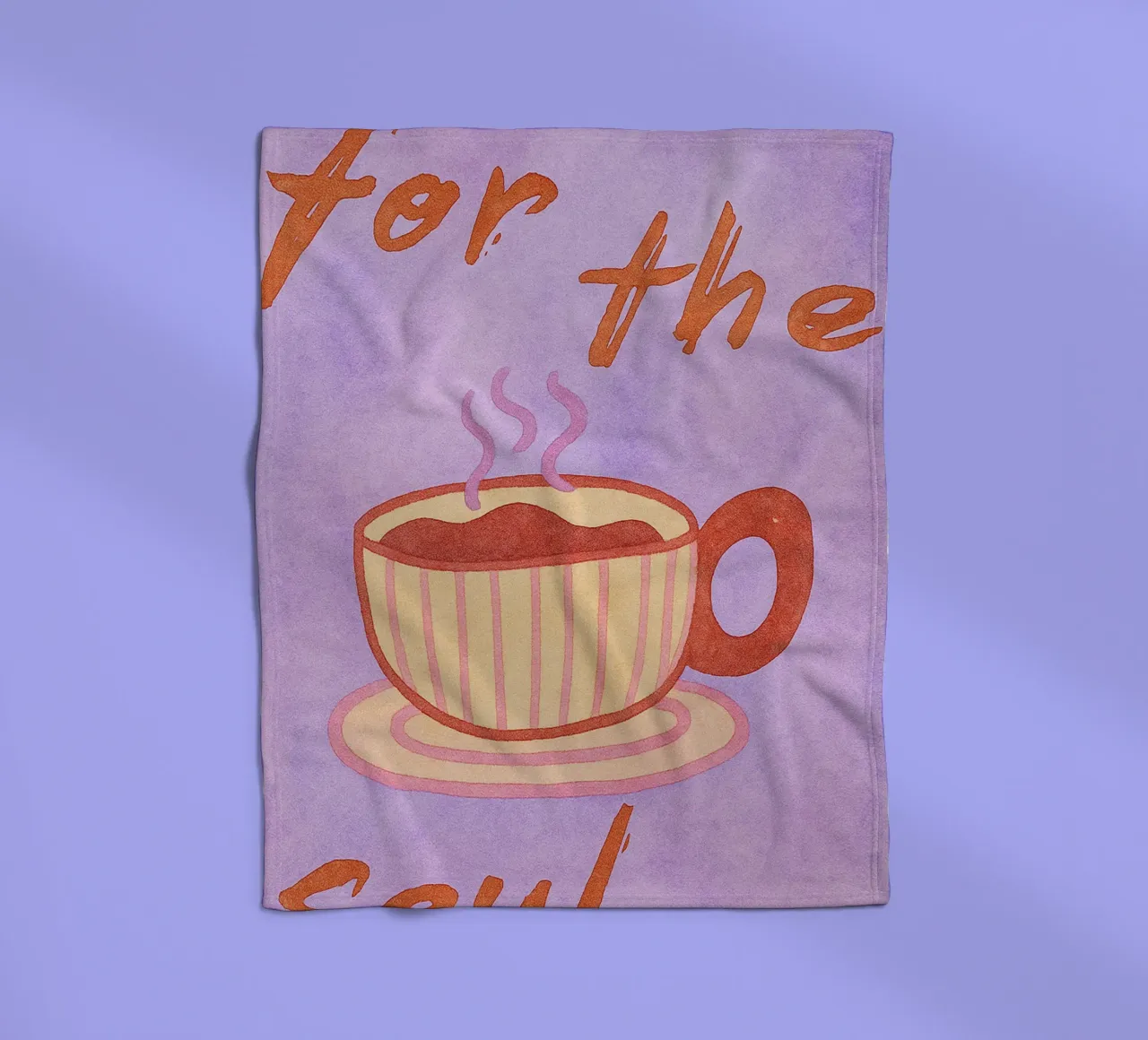 caffè per l'anima coperta in pile da Britania