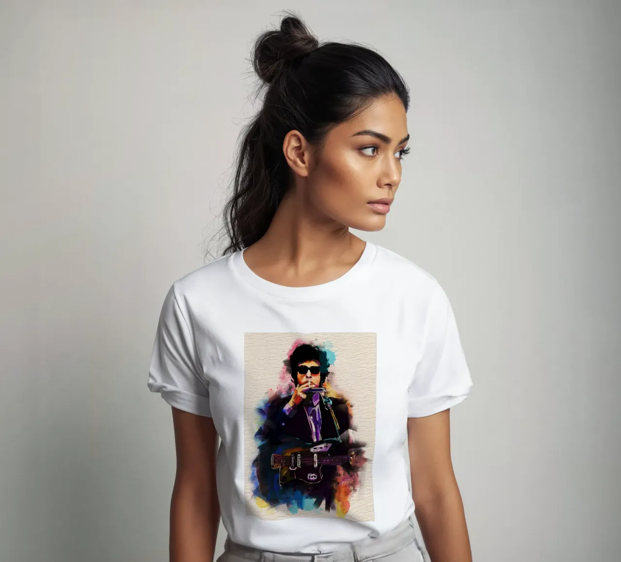 Bob Dylan art t-shirt da Lembayung art