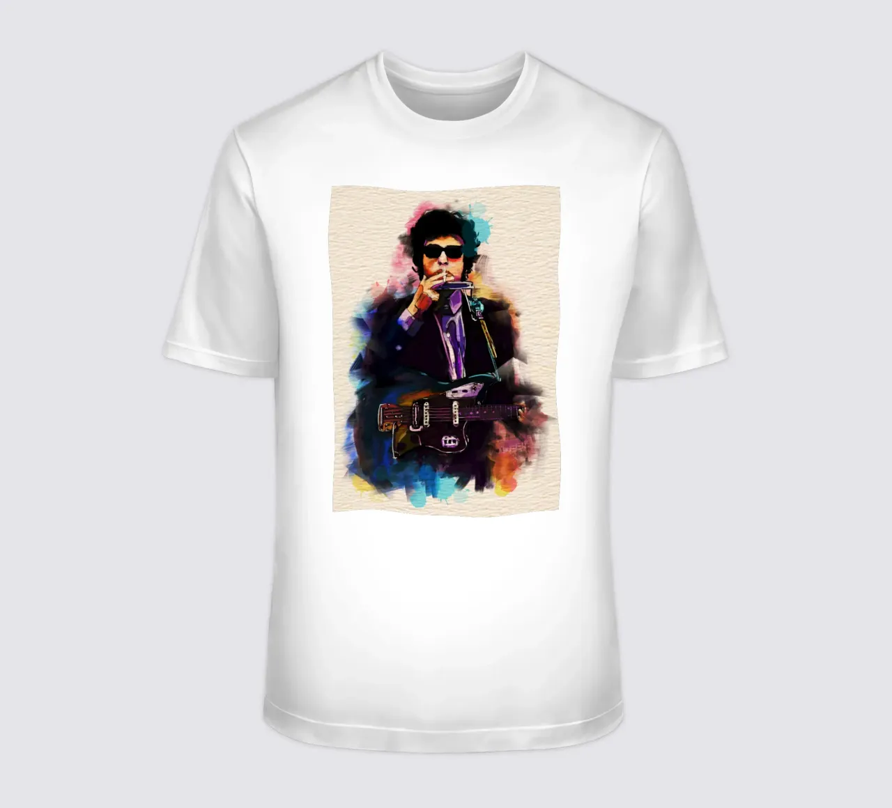 Bob Dylan art t-shirt da Lembayung art
