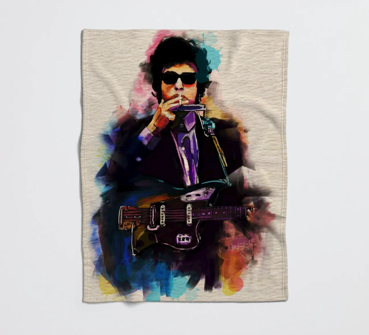 Bob Dylan art coperta in pile da Lembayung art