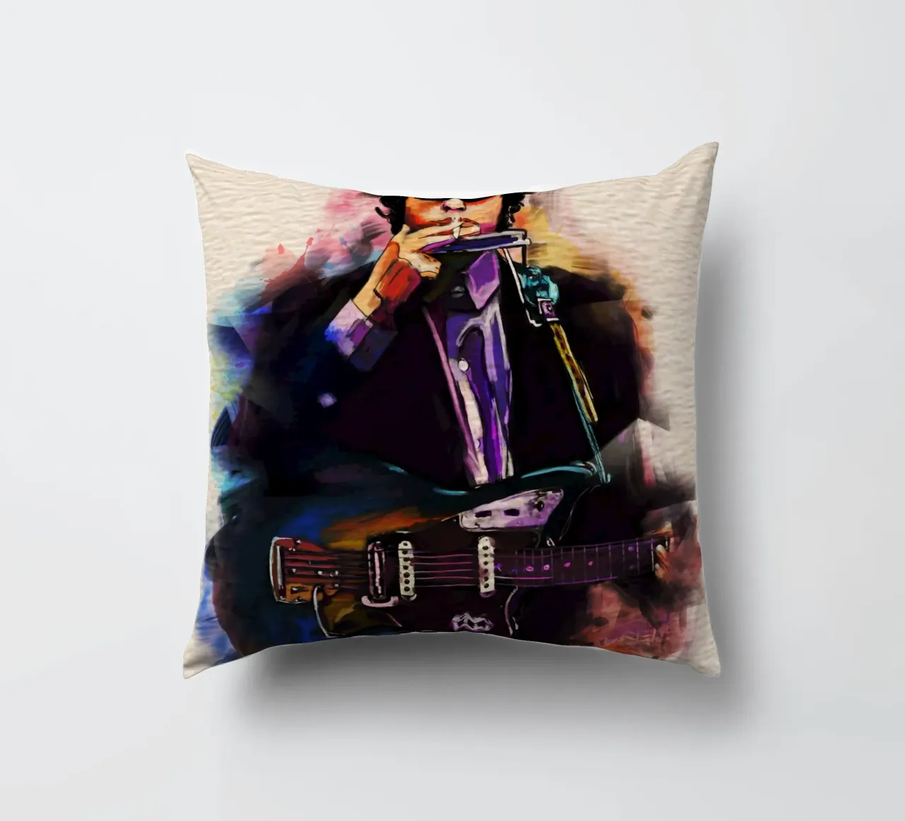 Bob Dylan art cuscino da Lembayung art