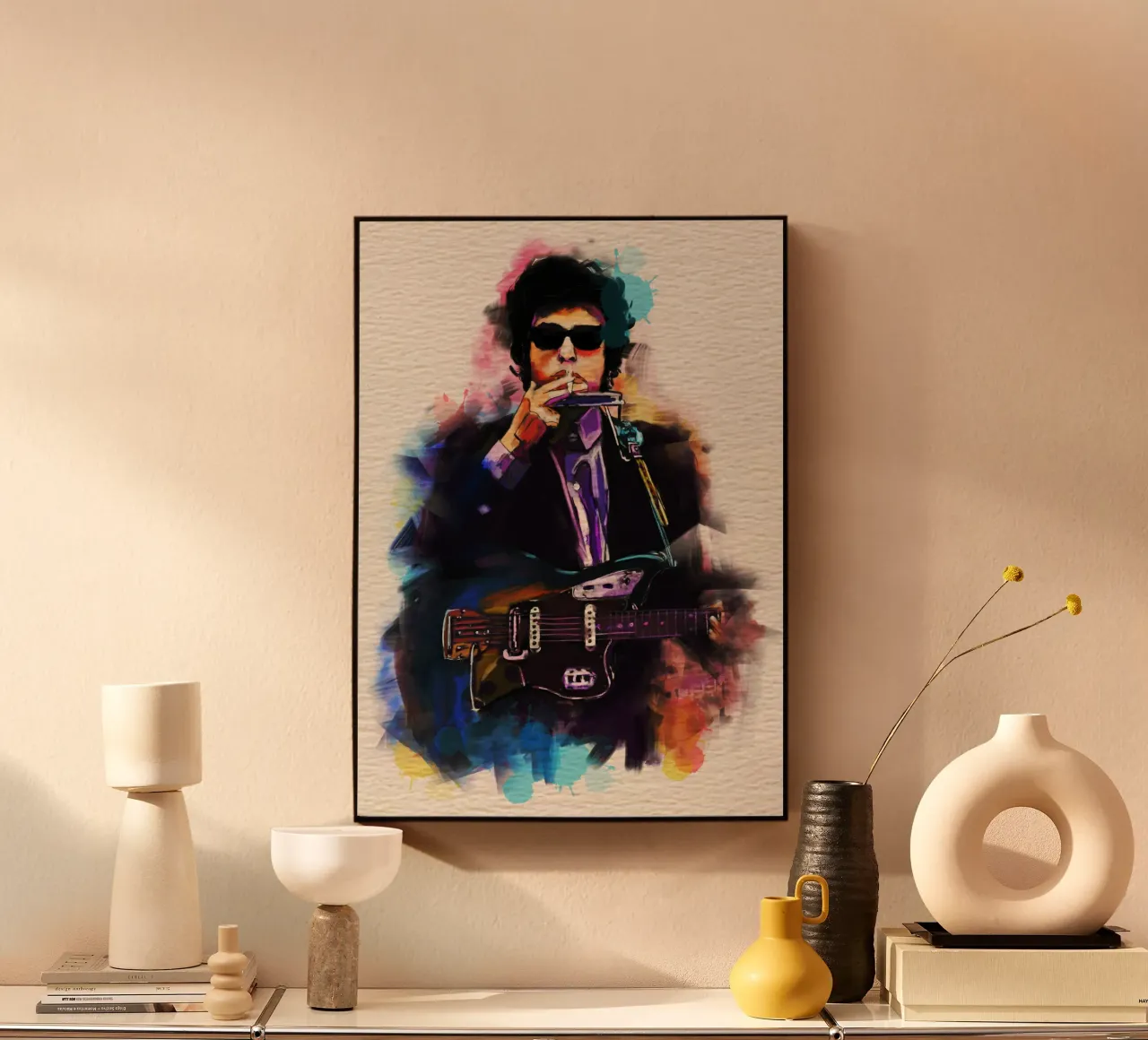 Bob Dylan art plexiglass da Lembayung art