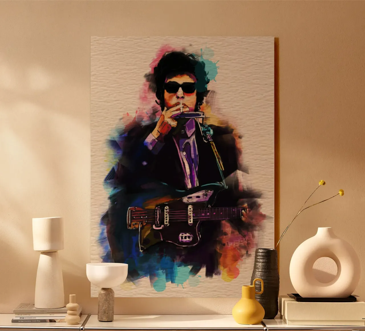 Bob Dylan art plexiglass da Lembayung art