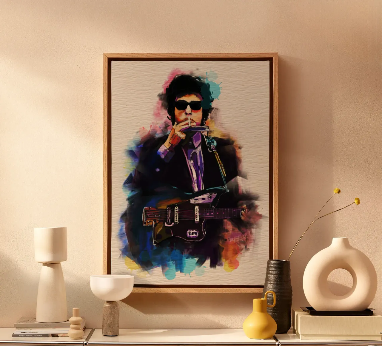 Bob Dylan art tela da Lembayung art