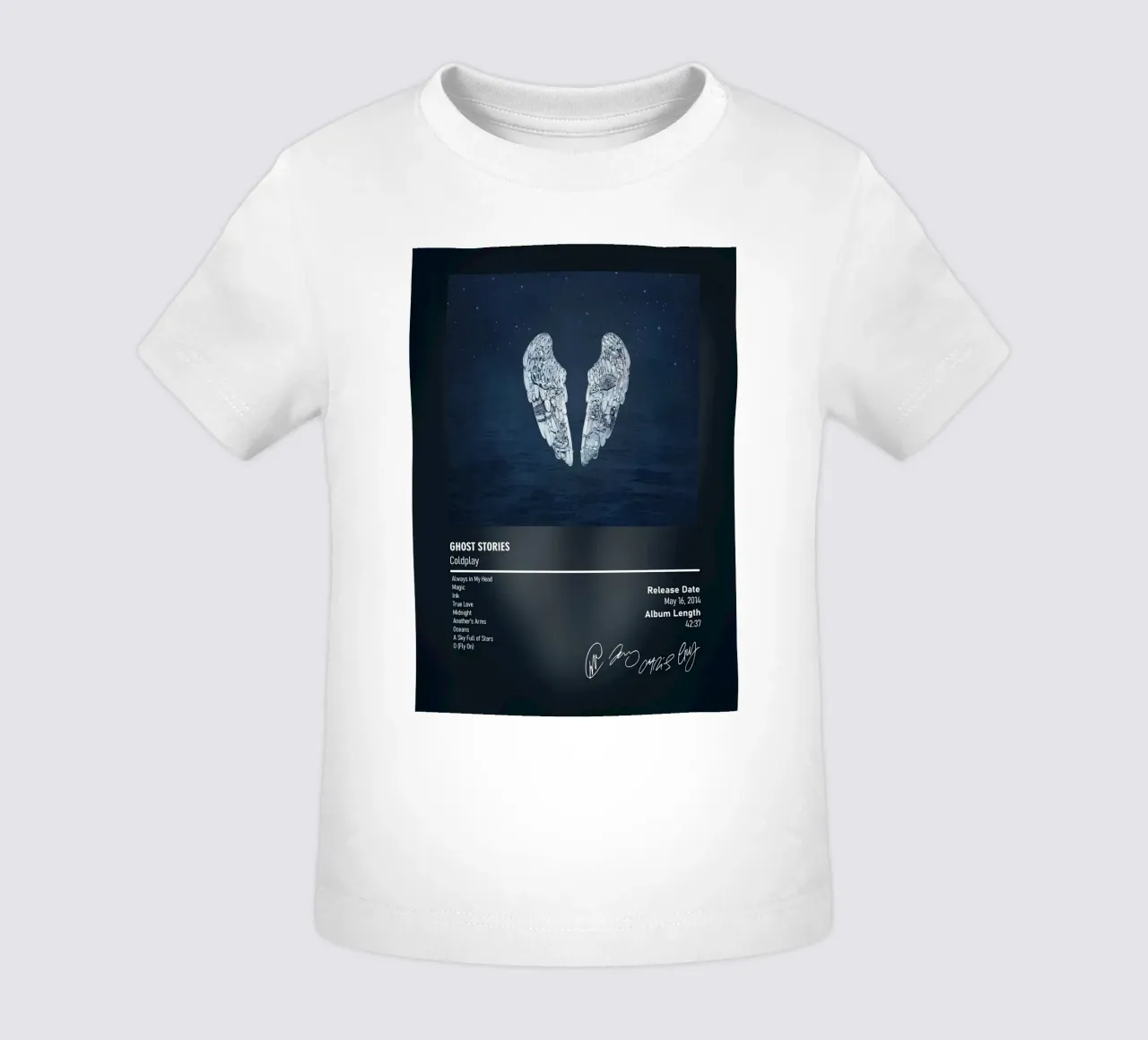 Ghost Stories By Coldplay maglietta neonato da DGUnder