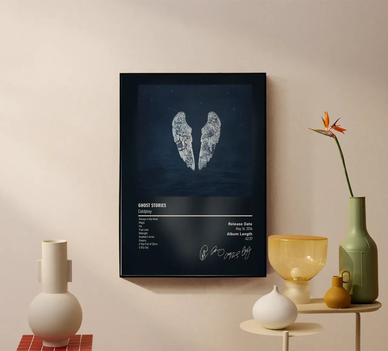 Ghost Stories By Coldplay plexiglass da DGUnder