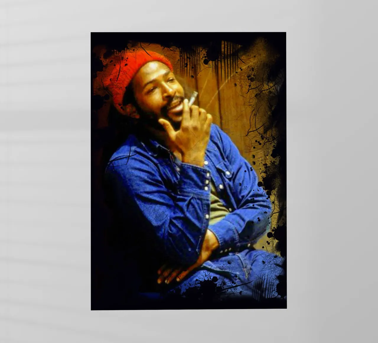 Marvin Gaye enjoy the cigarettes pellicola backlit da Lembayung art