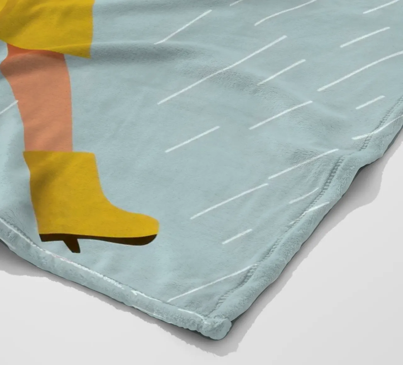 Doccia con scudo a margherita coperta in pile da Mossy Pigment