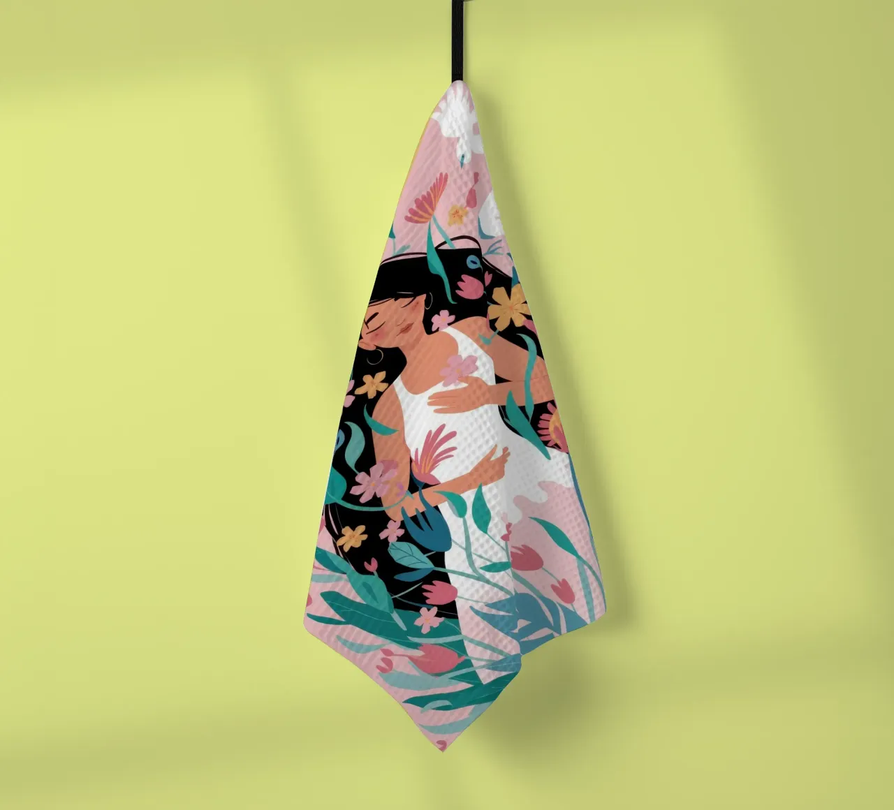 Colomba floreale Serenity canovaccio da cucina da Giant Foxs