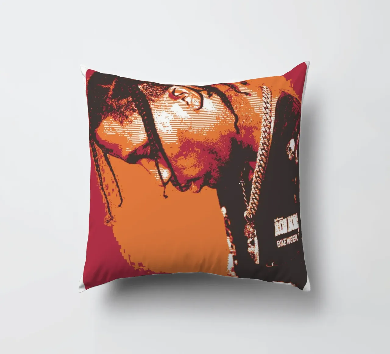 Travis Scott iconic rapper cuscino da Lembayung art