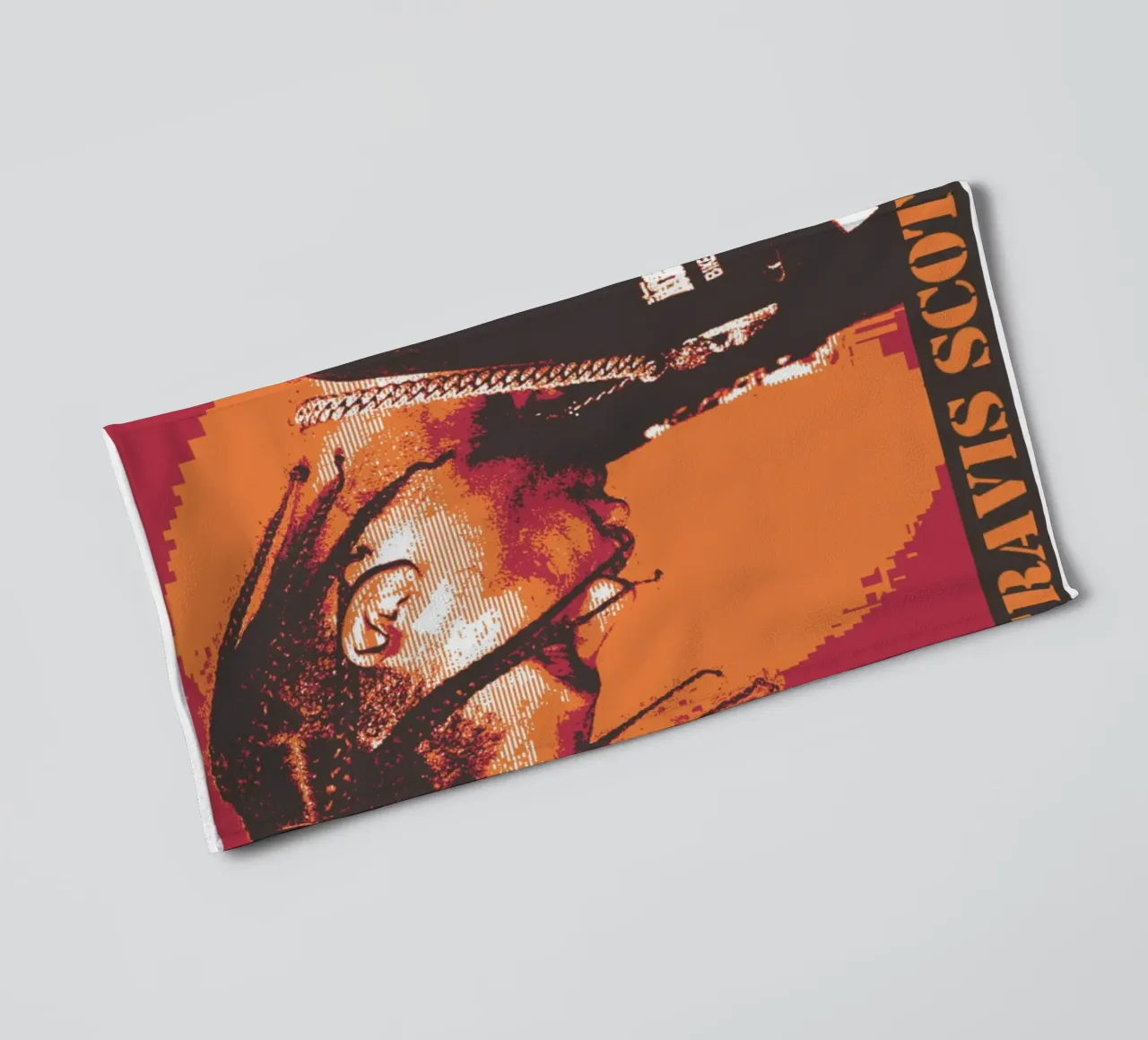 Travis Scott iconic rapper asciugamano da bagno da Lembayung art