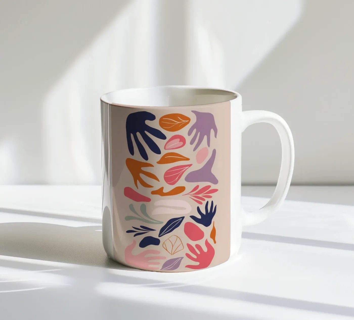 Earthen Shape Harmony ceramic mug by Reds Jays