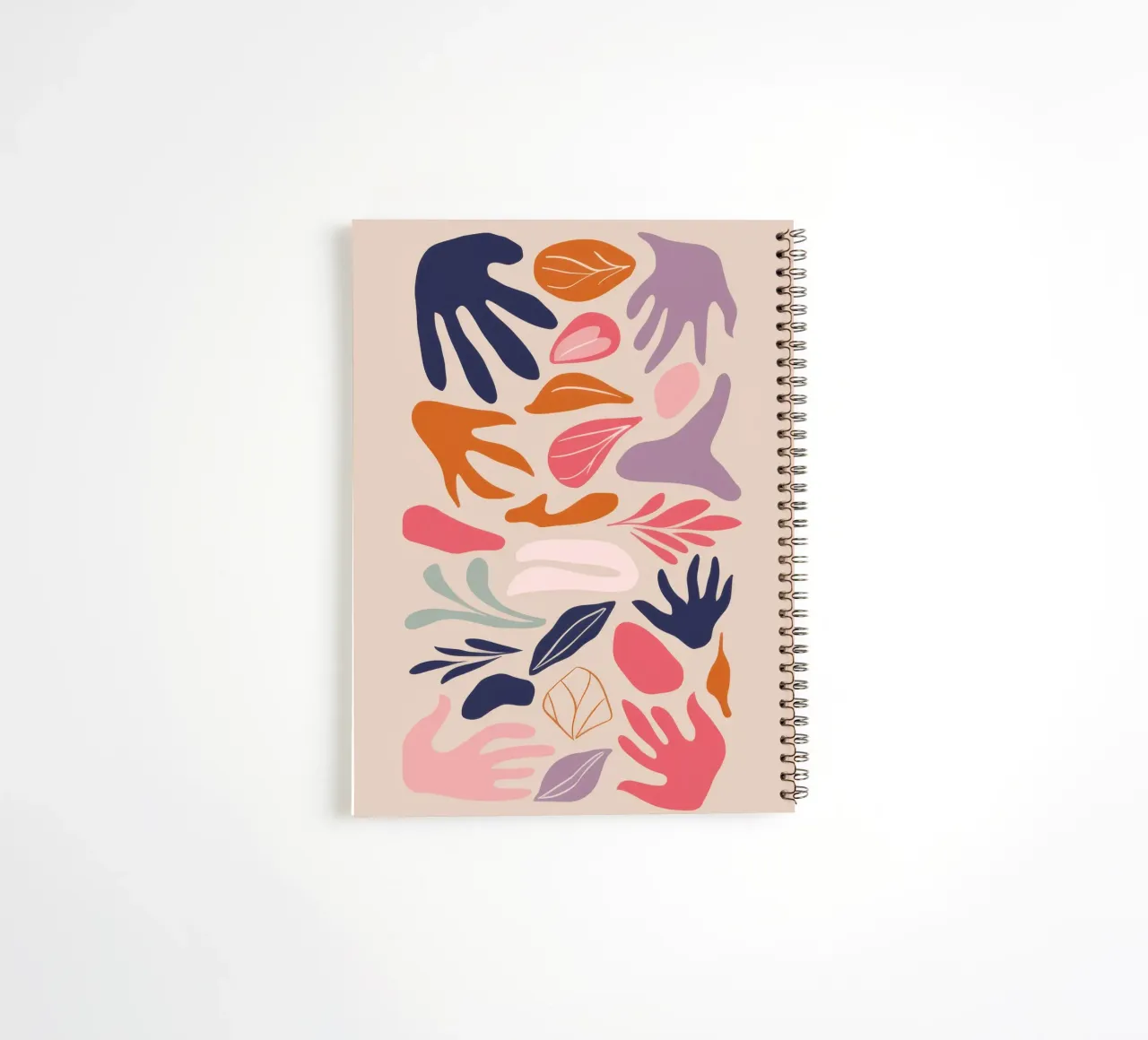 Earthen Shape Harmony spiral notebook by Reds Jays