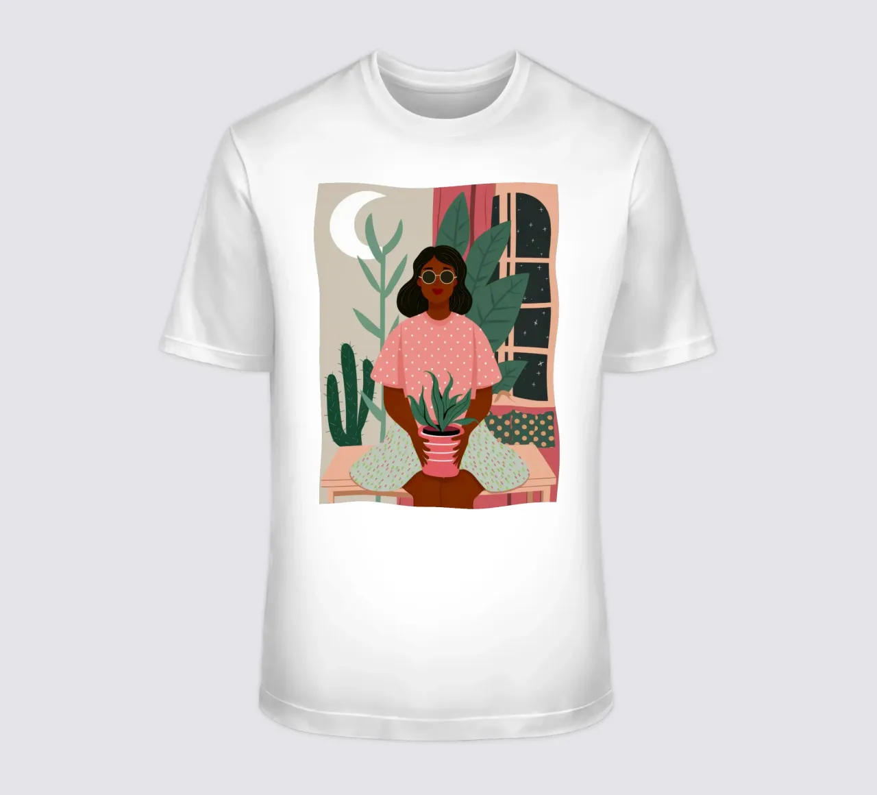 Santuario della quiete del cactus t-shirt da Giant Foxs