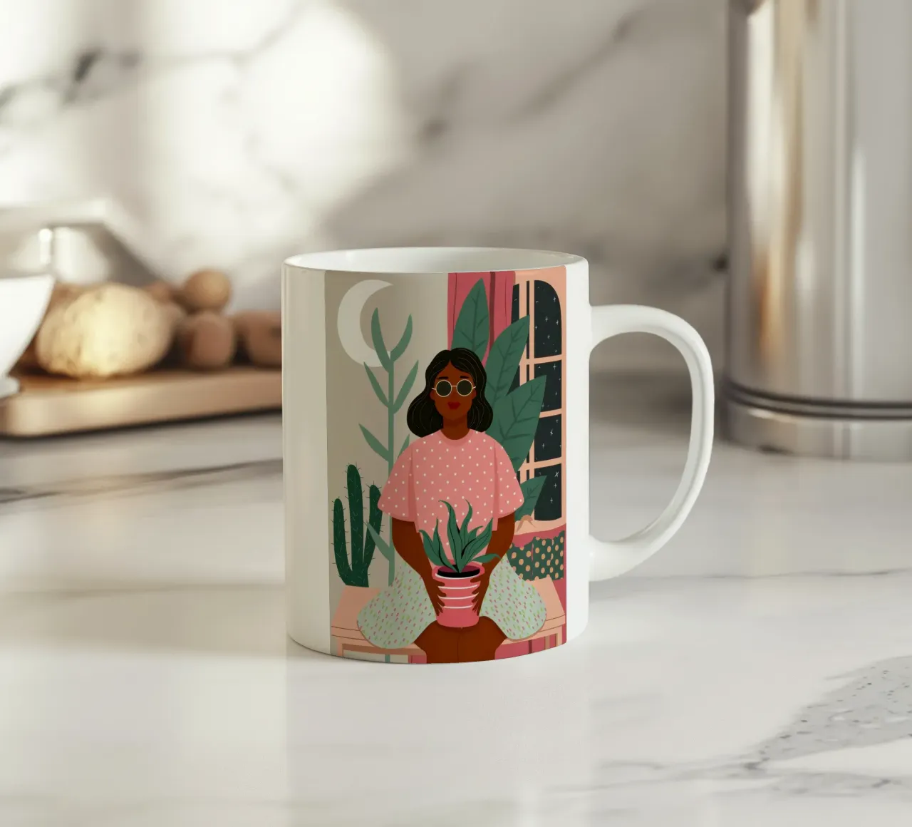 Santuario della quiete del cactus tazza in ceramica da Giant Foxs