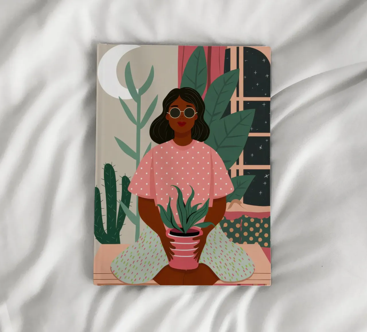 Cactus Stillness Sanctuary notebook by Giant Foxs