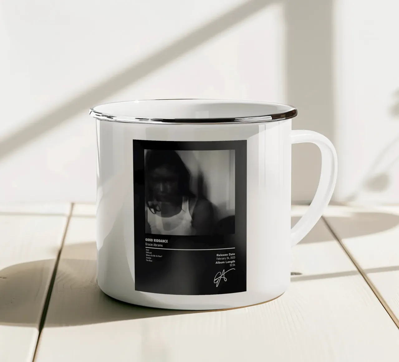 Good Riddance BY Gracie Abrams tazza in smalto da DGUnder