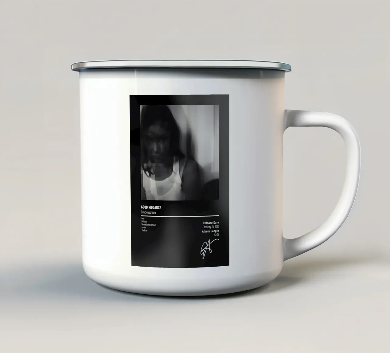 Good Riddance BY Gracie Abrams tazza in smalto da DGUnder