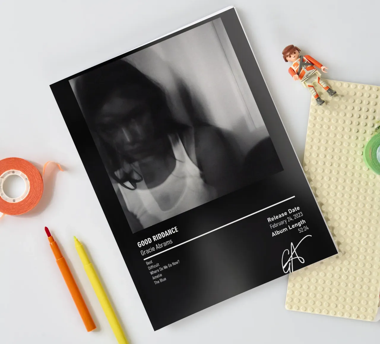 Good Riddance BY Gracie Abrams notebook by DGUnder