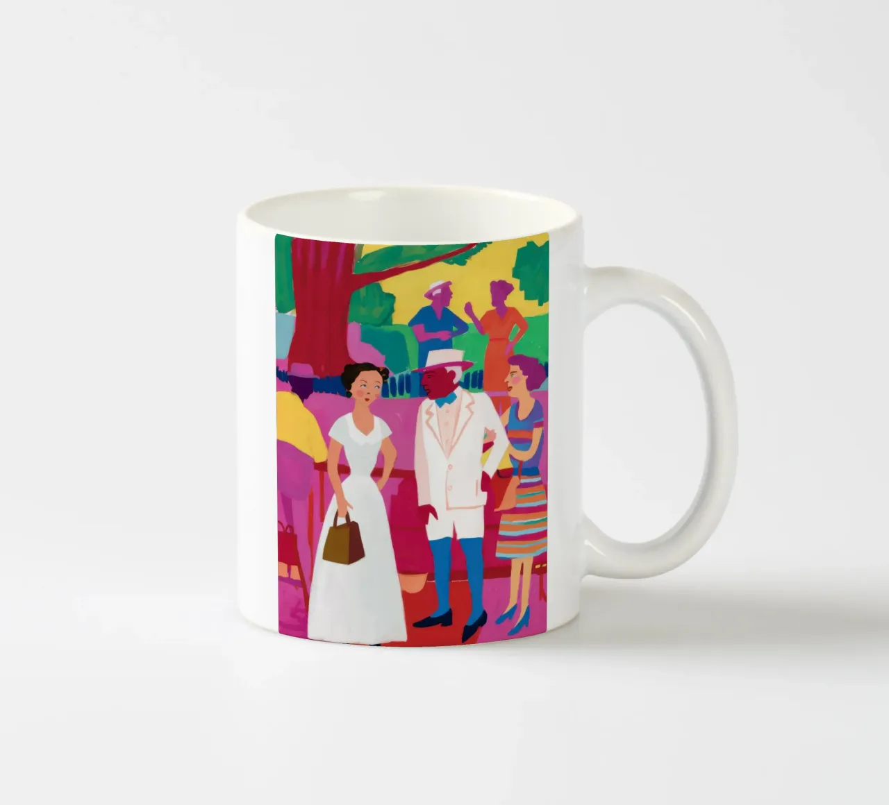 Couture dell'amicizia cromatica tazza in ceramica da Reds Jays
