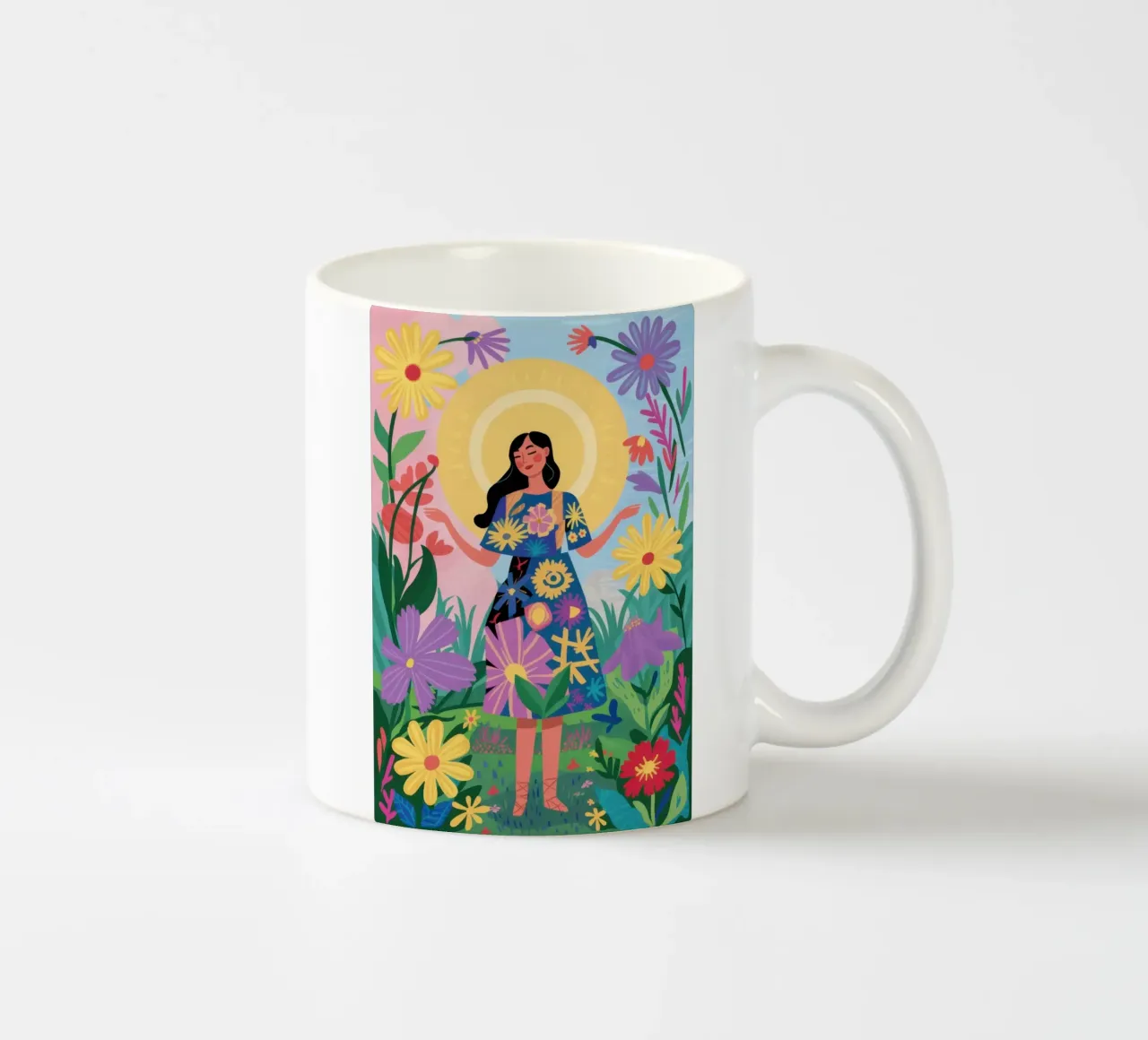 Dea della flora tazza in ceramica da Monuments Fire