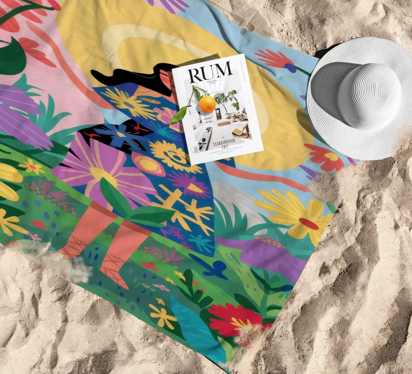 Dea della flora telo mare da Monuments Fire