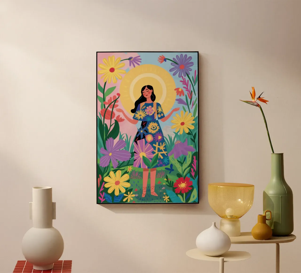 Dea della flora plexiglass da Monuments Fire