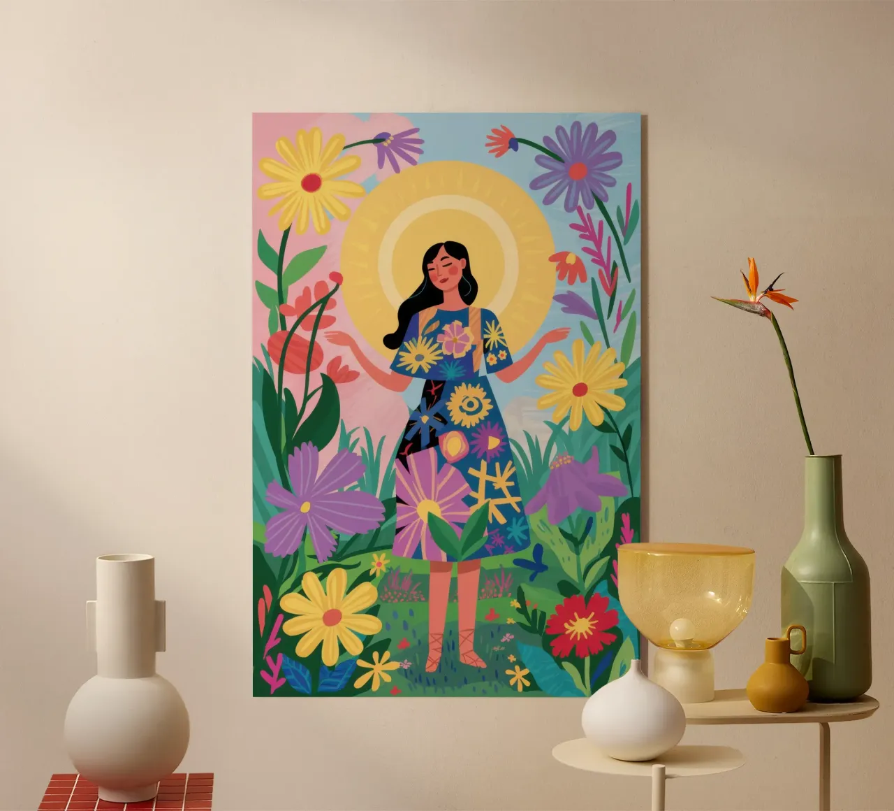 Dea della flora plexiglass da Monuments Fire