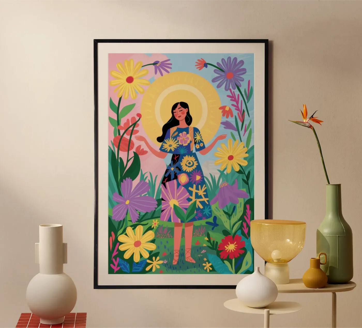 Dea della flora poster da Monuments Fire