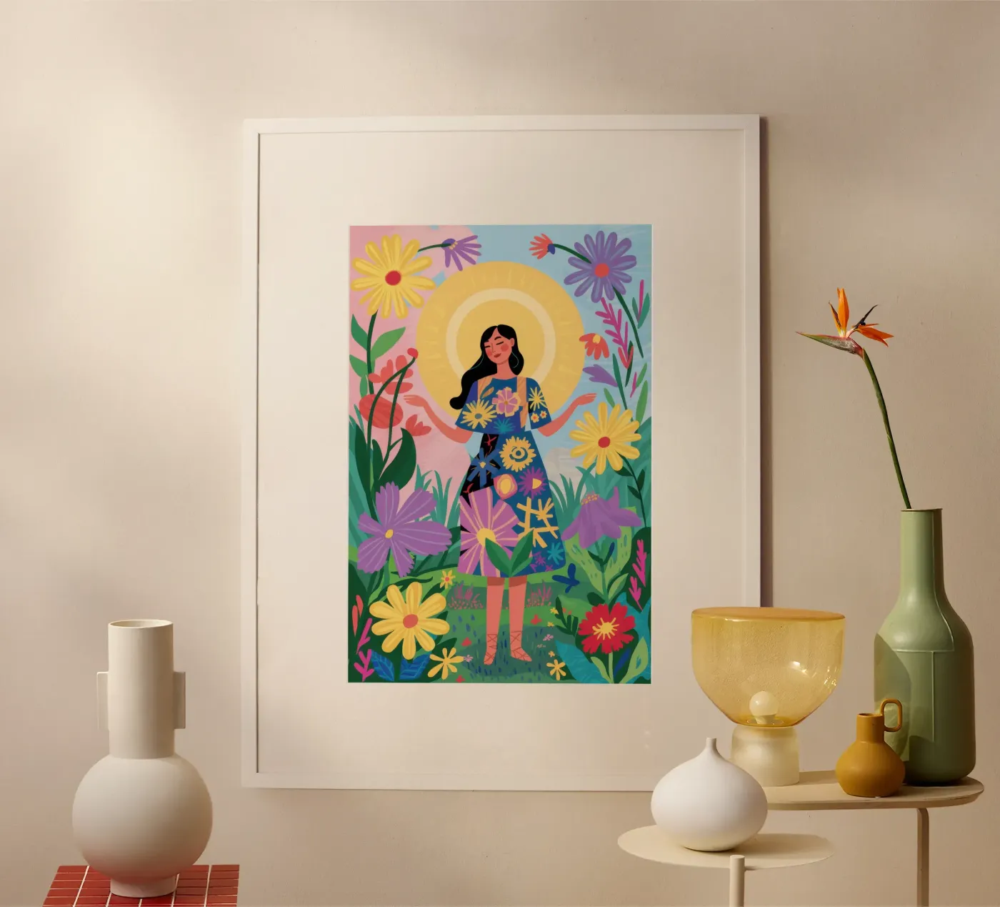 Dea della flora poster da Monuments Fire