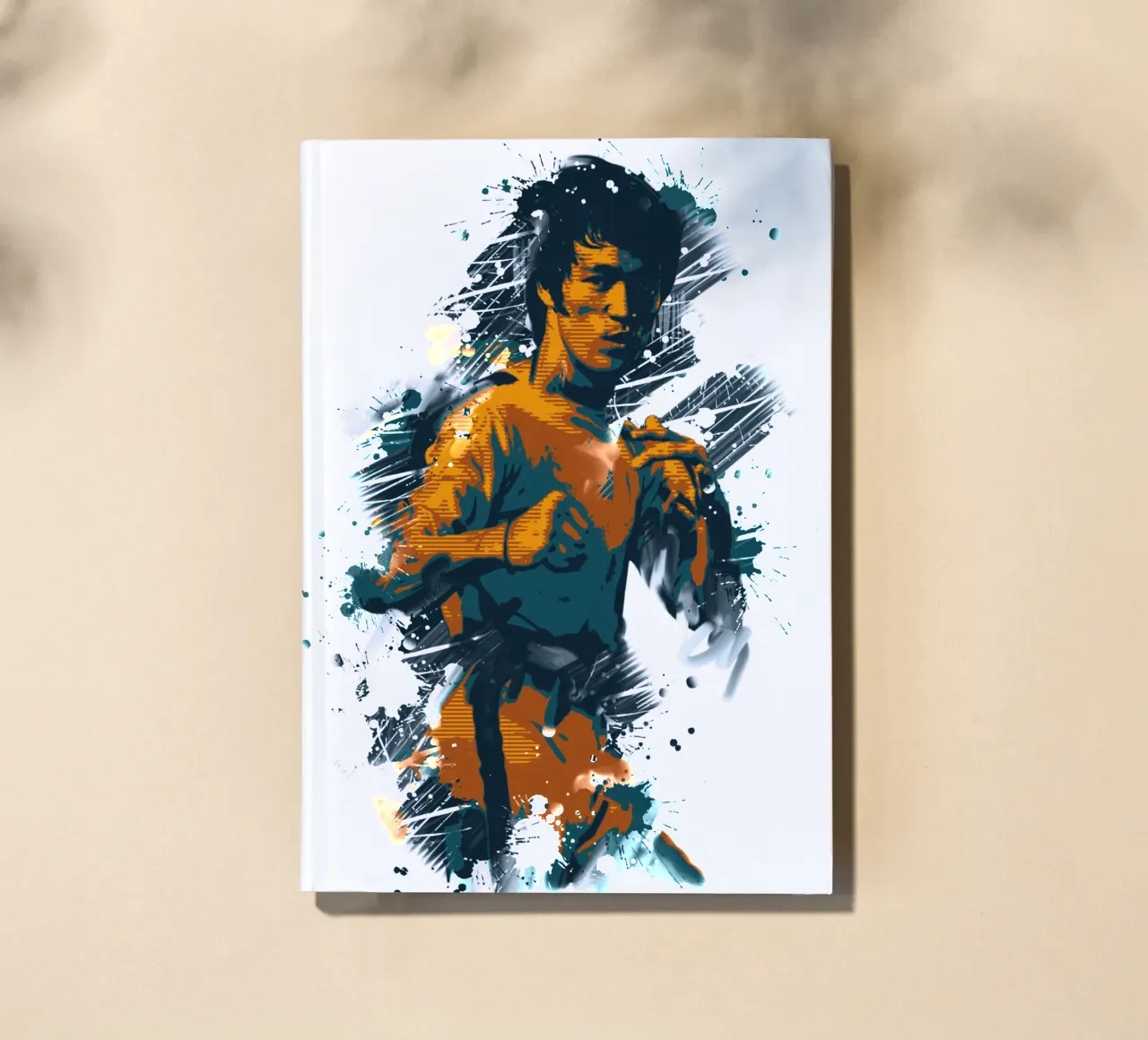 Bruce Lee the Legend Notizbuch von Lembayung art