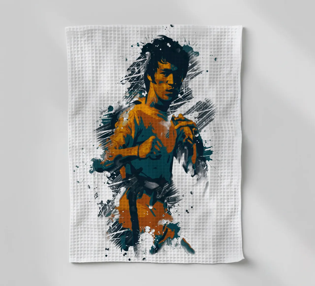 Bruce Lee the Legend canovaccio da cucina da Lembayung art