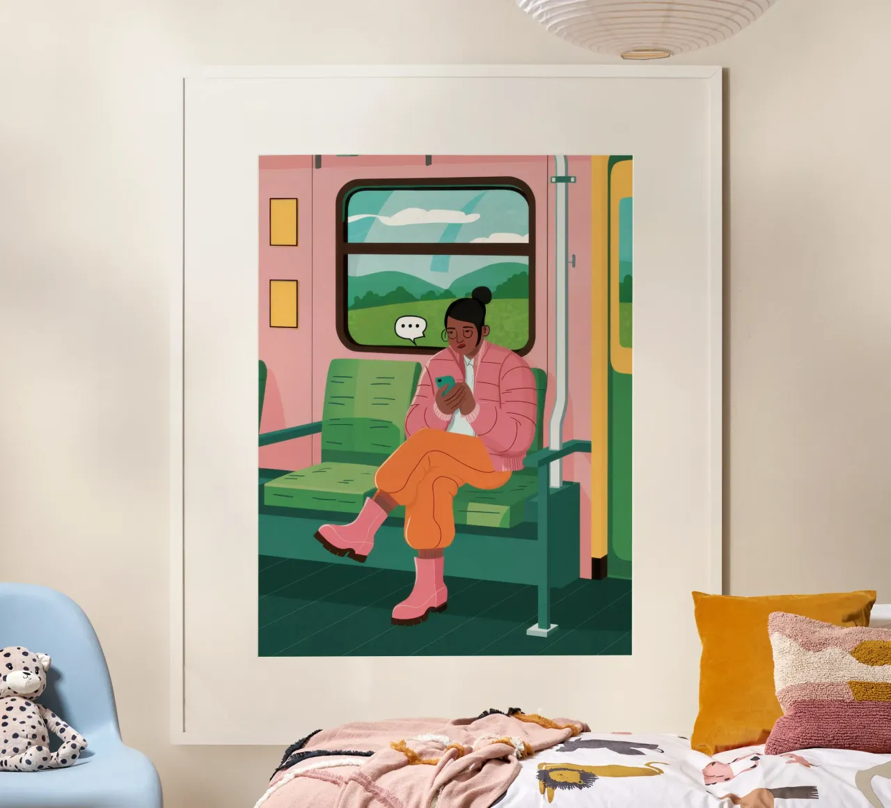 Passaggio al verde poster da Mossy Pigment