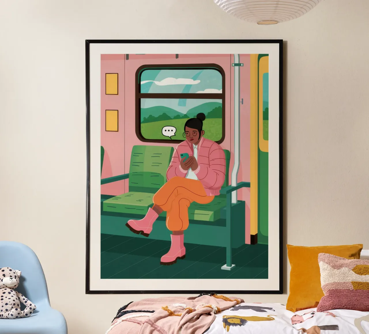 Passaggio al verde poster da Mossy Pigment