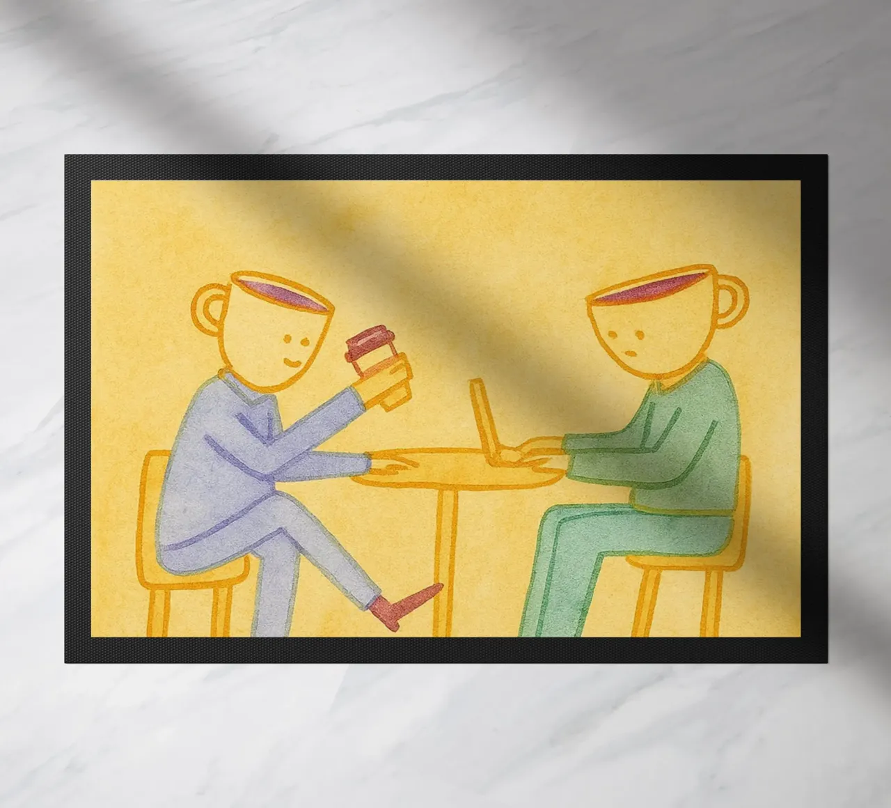 persone del caffè zerbino da Britania